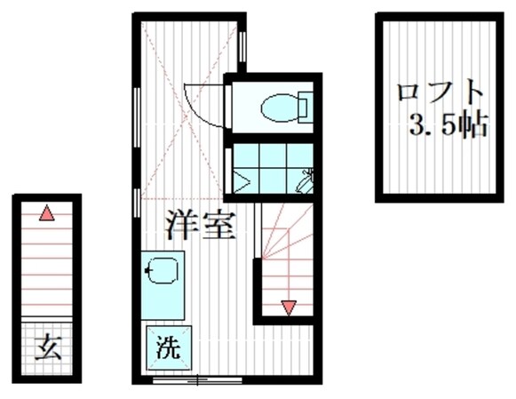 エンジェルハウスの物件間取画像